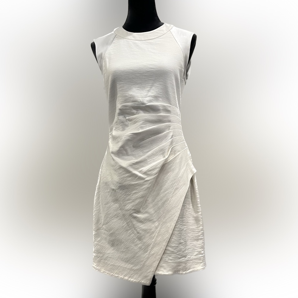 L'Agence Short Sheath Dress in Light Ivory | Size 10